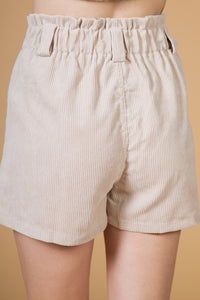How Cord It Be Shorts - Beige