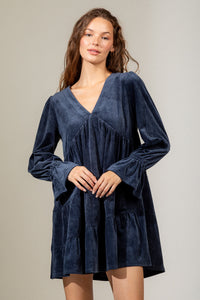 Shoot The Breeze Dress - Midnight