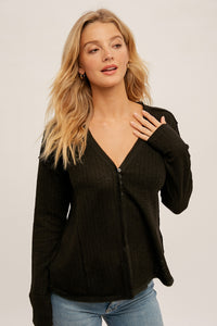 Sigh Of Relief Top - Black