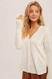 Sigh Of Relief Top - White