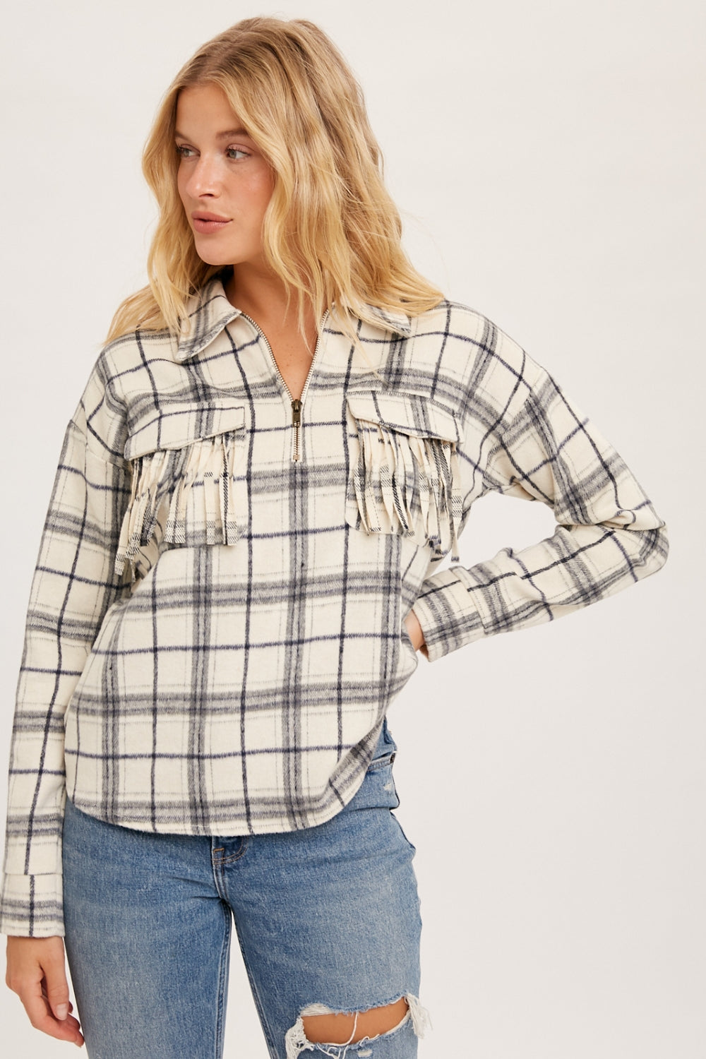 Off The Grid Top - Ivory