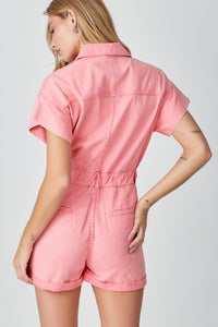 Fearless Pursuit Romper - Pink