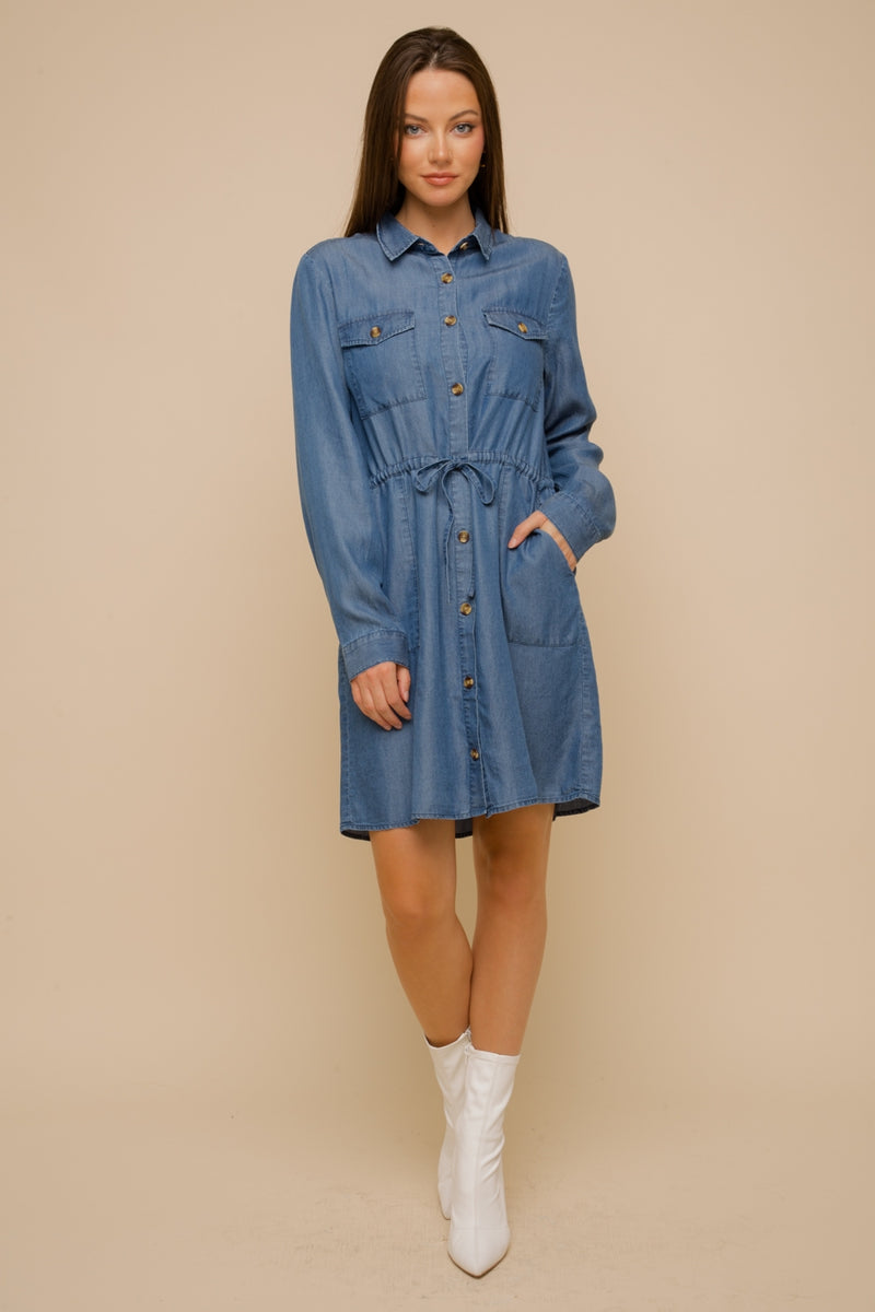 Easy Street Button Up Dress