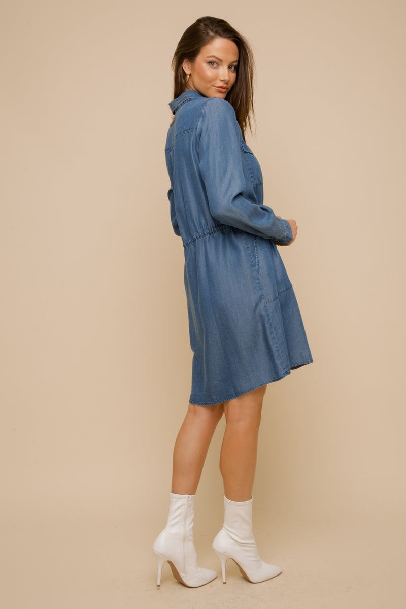 Easy Street Button Up Dress