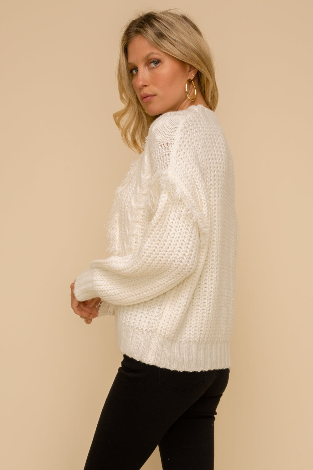 Fringe Benefits Sweater