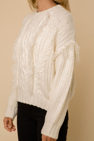 Fringe Benefits Sweater