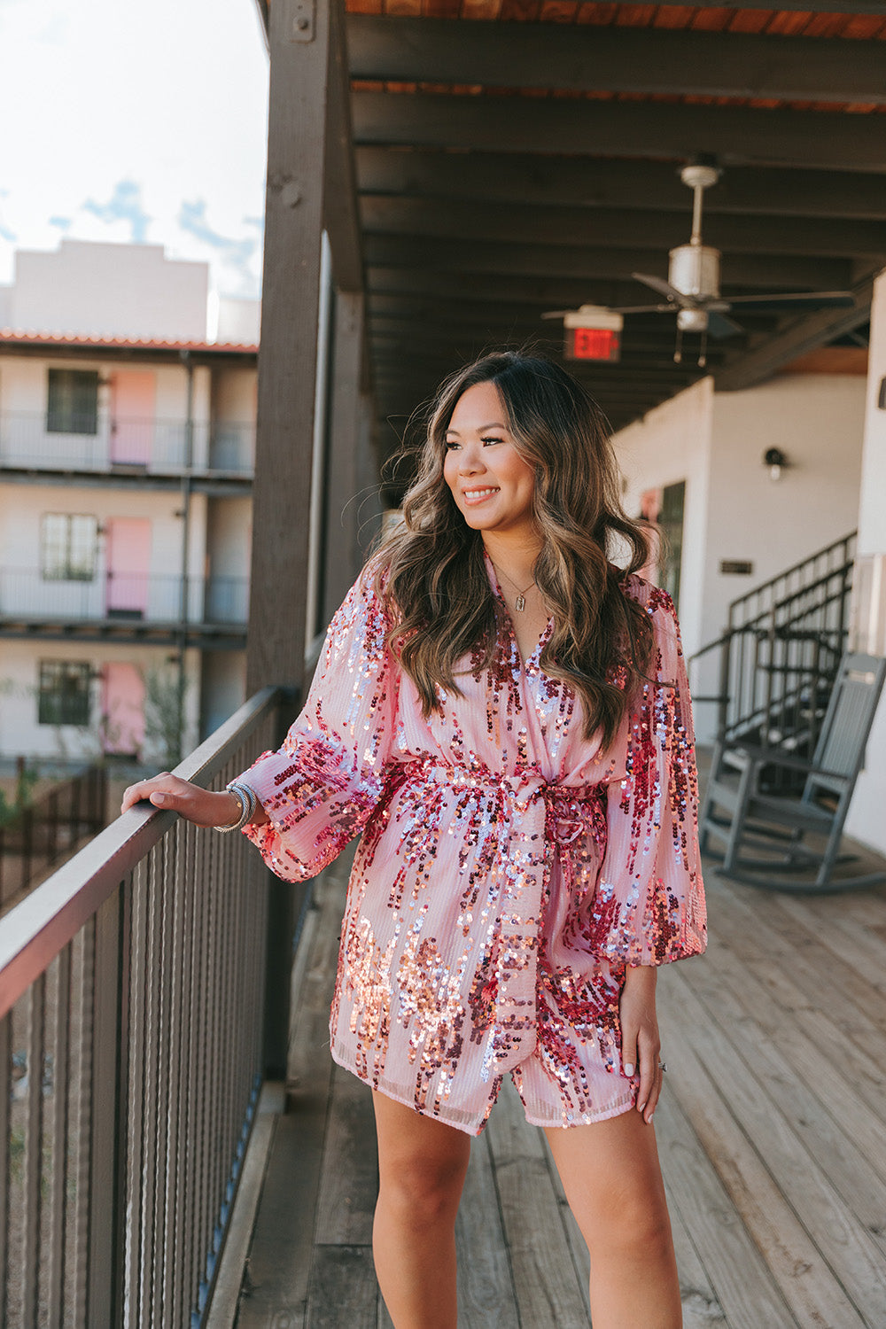 Radiant Shine Dress - Pink