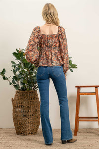 Cutest In The Orchard Top - Brown
