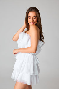 Beauty Queen Dress - White