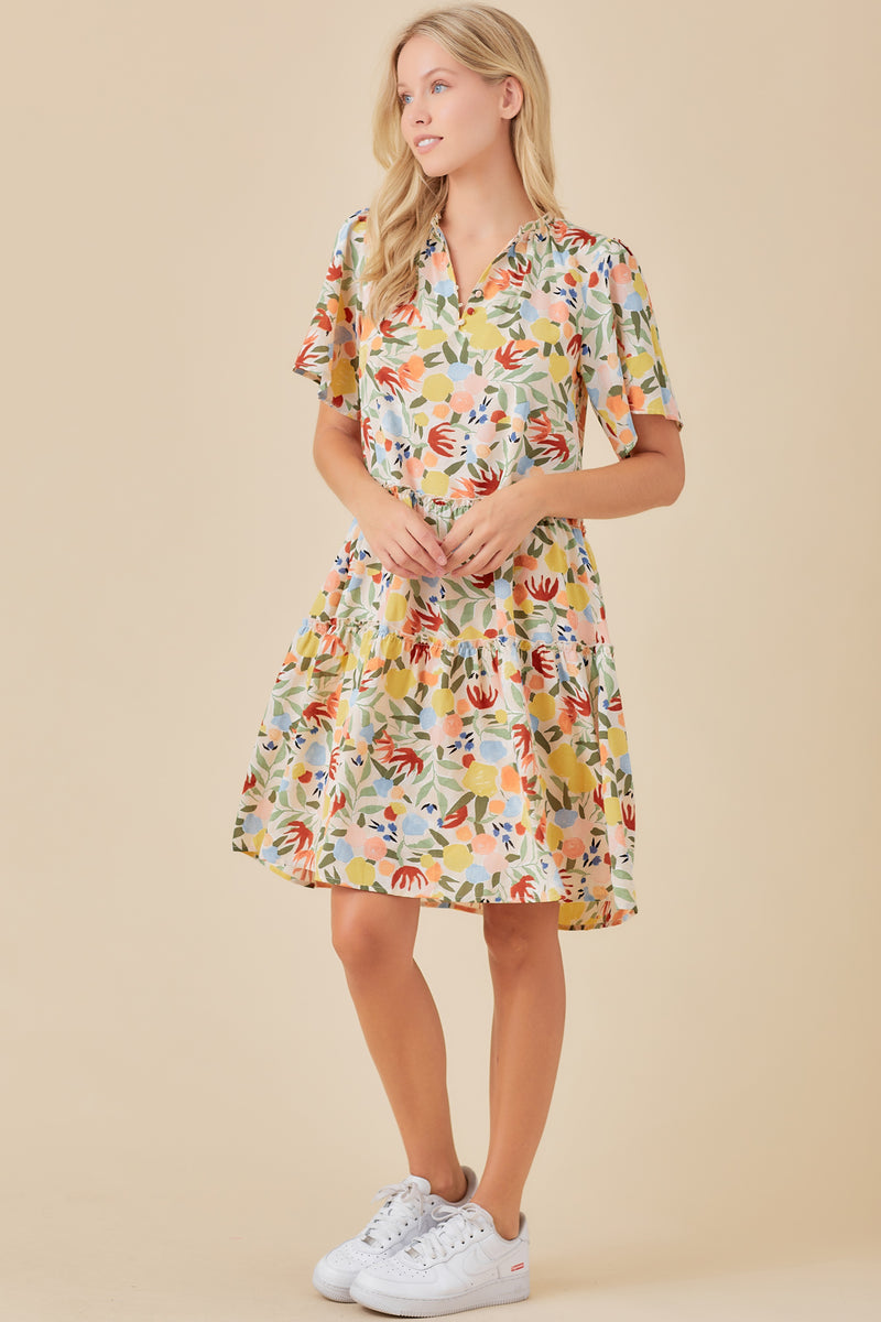 Blossom In Joy Dress - Natural