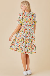 Blossom In Joy Dress - Natural