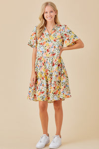 Blossom In Joy Dress - Natural