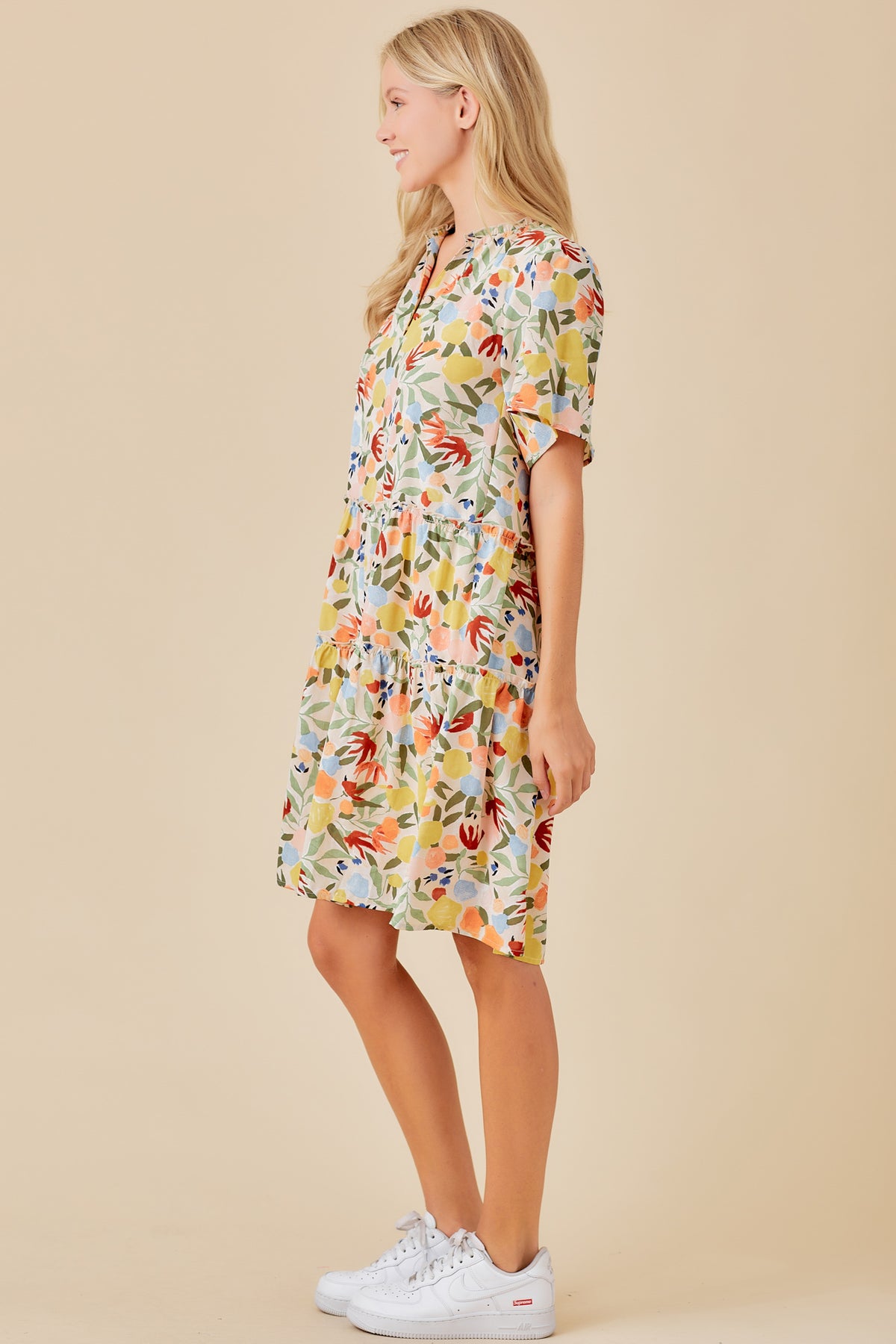 Blossom In Joy Dress - Natural