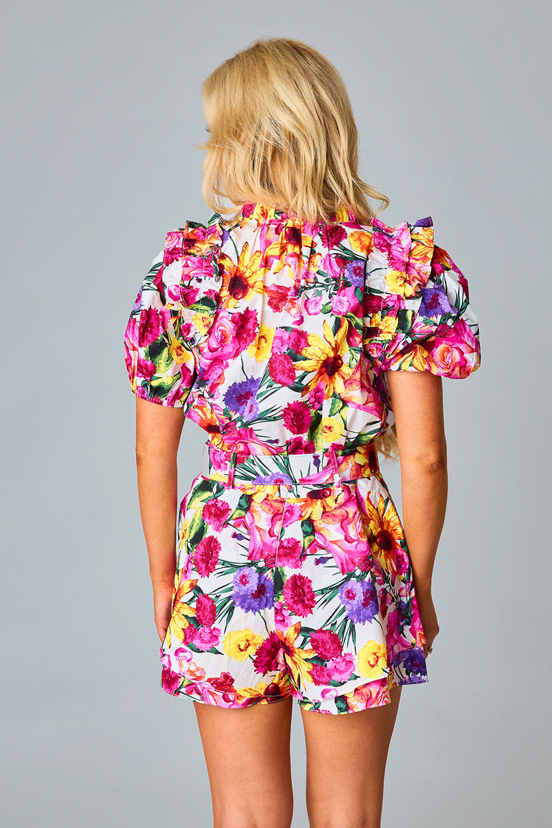 Garden Canvas Top - White
