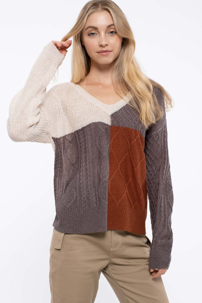Town Square Top - Charcoal