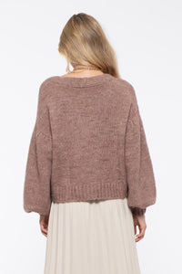 Icing On The Top Cardigan - Cocoa