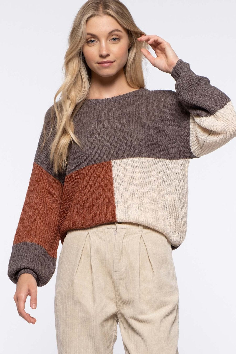 Latest Scoop Sweater - Grey