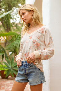 Flirty in Floral Top