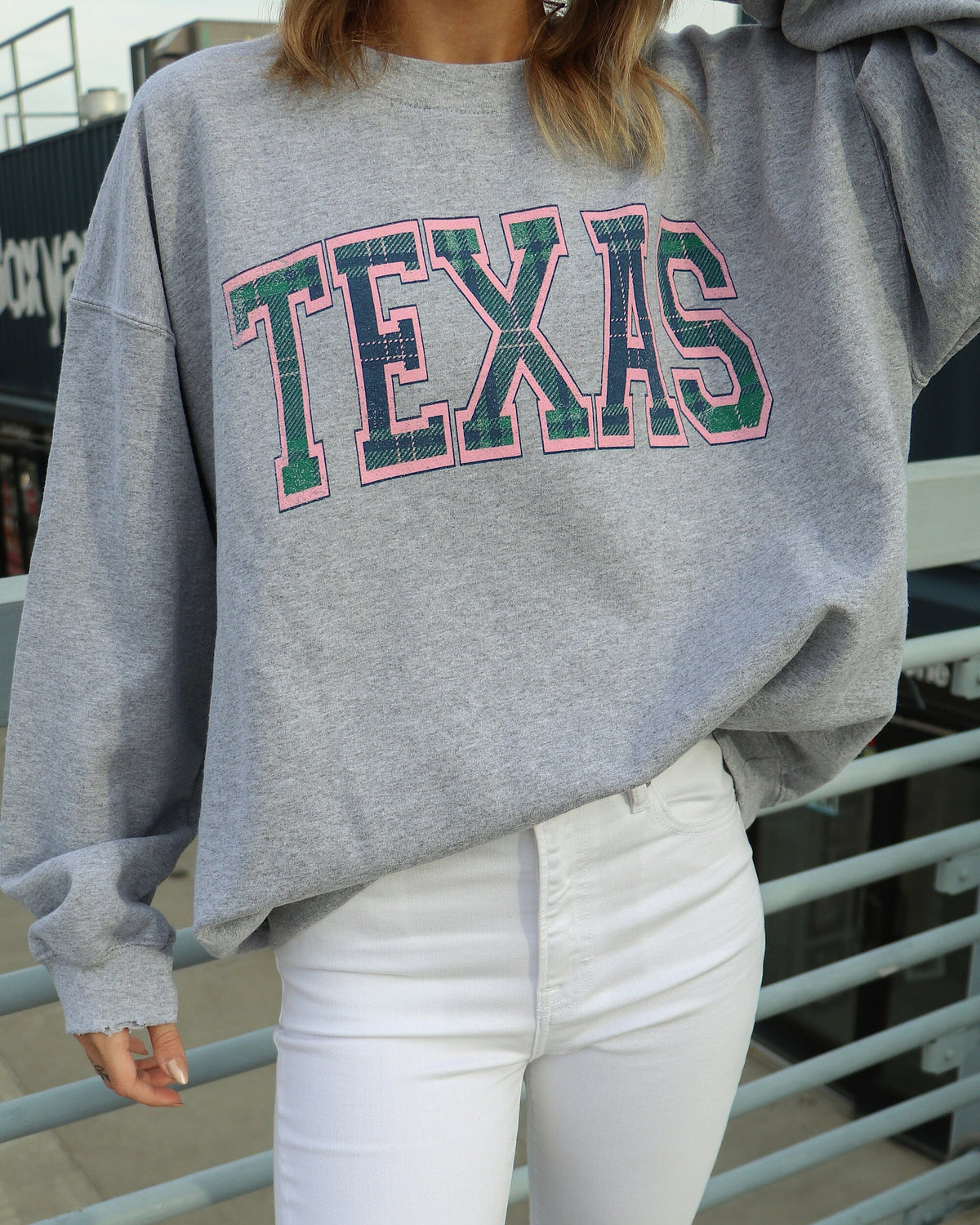 Texas Arch Sweatshirt - Gray