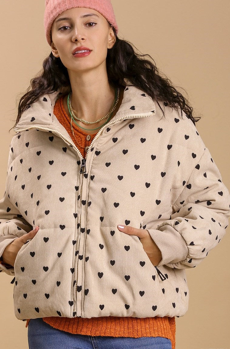Heart Of Hearts Jacket - Oatmeal