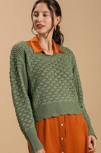 One Fine Day Sweater - Olive