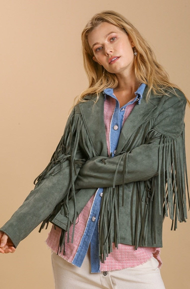 Dust In The Wind Jacket - Olive