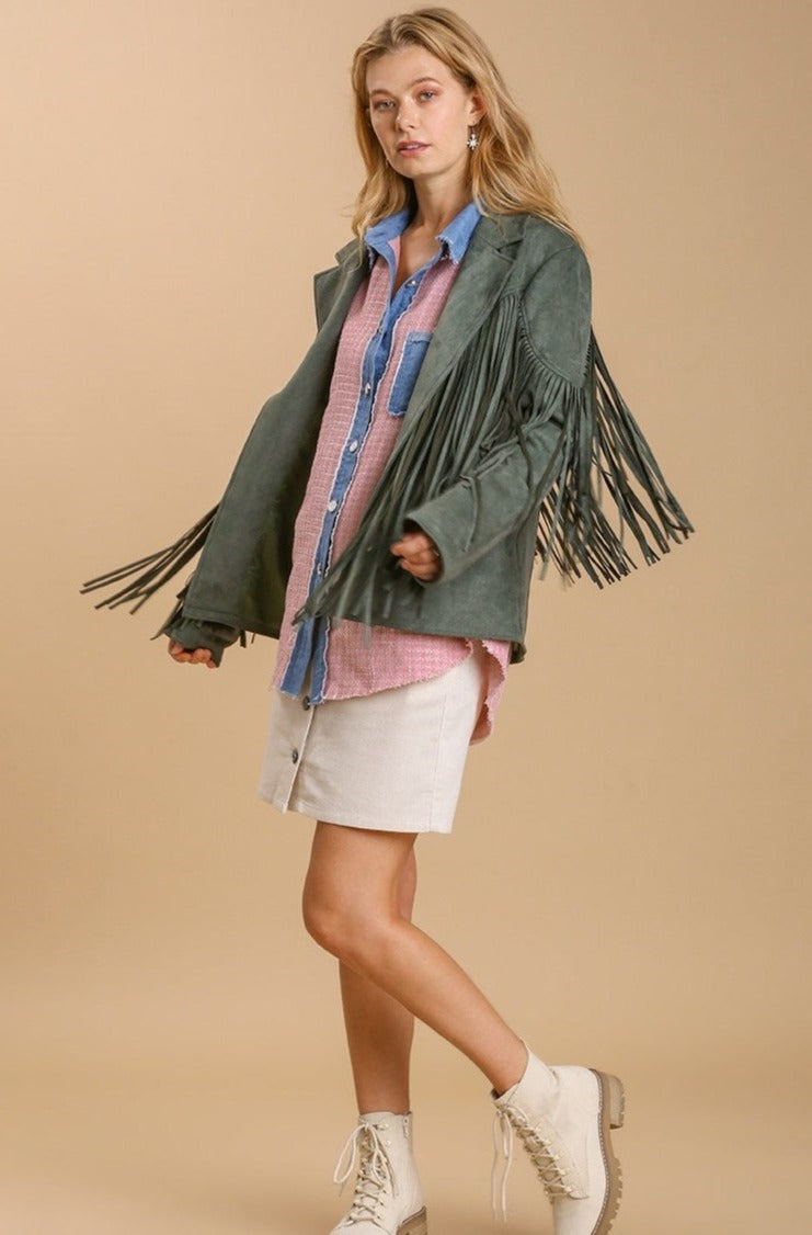 Dust In The Wind Jacket - Olive