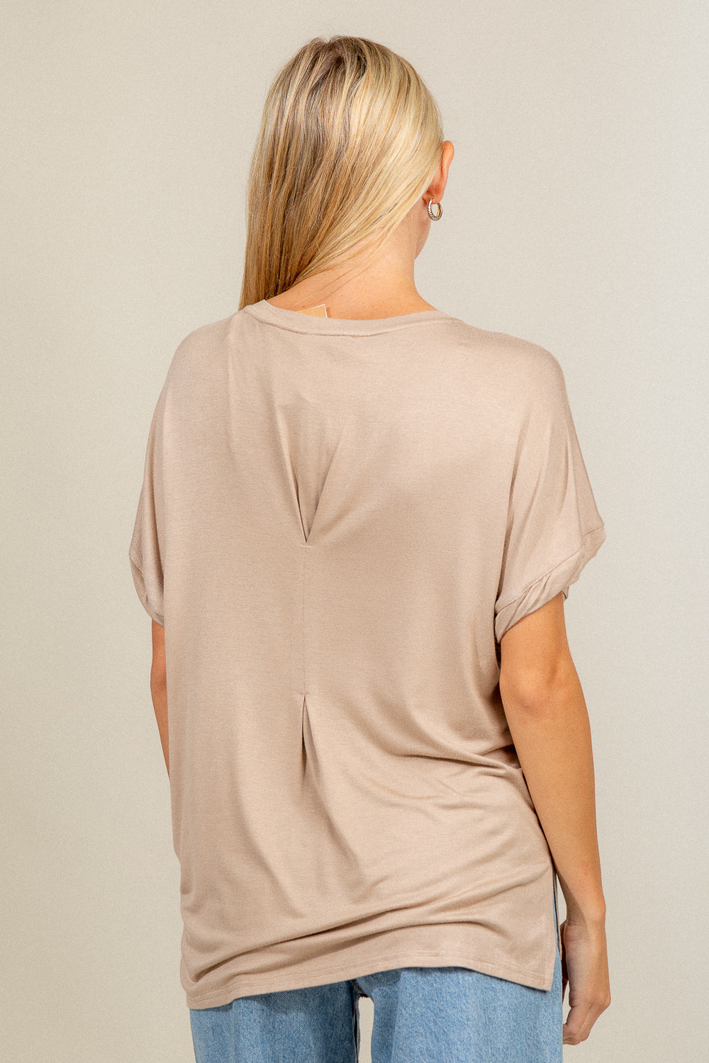 Take My Hand Top - Taupe