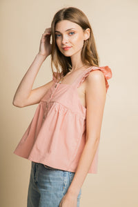 Simply A Sweetheart Top - Blush