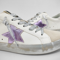 Paula Goose Sneakers - Metallic Purple