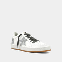 Paz Sparkle Goose Sneakers - White