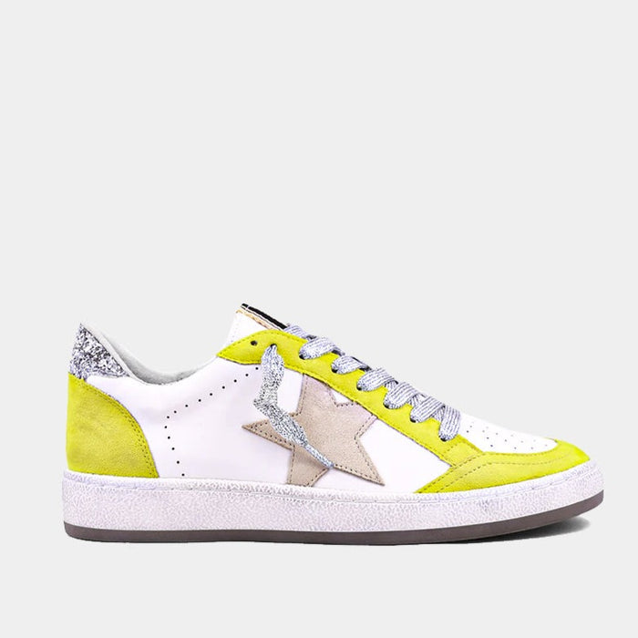 Paz Yellow Goose Sneakers