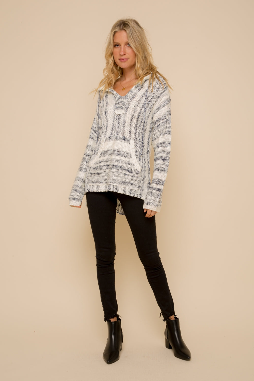 Stayin Alive Striped Sweater