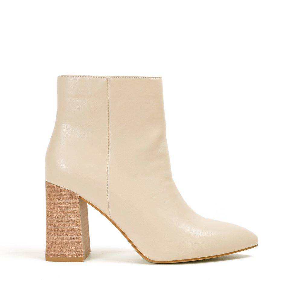 Veronica Ankle Boots - Bone
