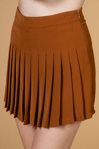 I'll Be There Skort - Camel