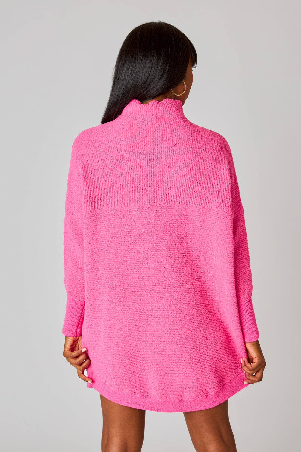 Wannabe Sweater Dress - Rose