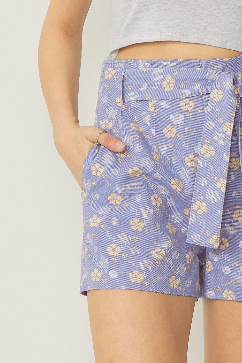 Petal By Petal Shorts - Lavender