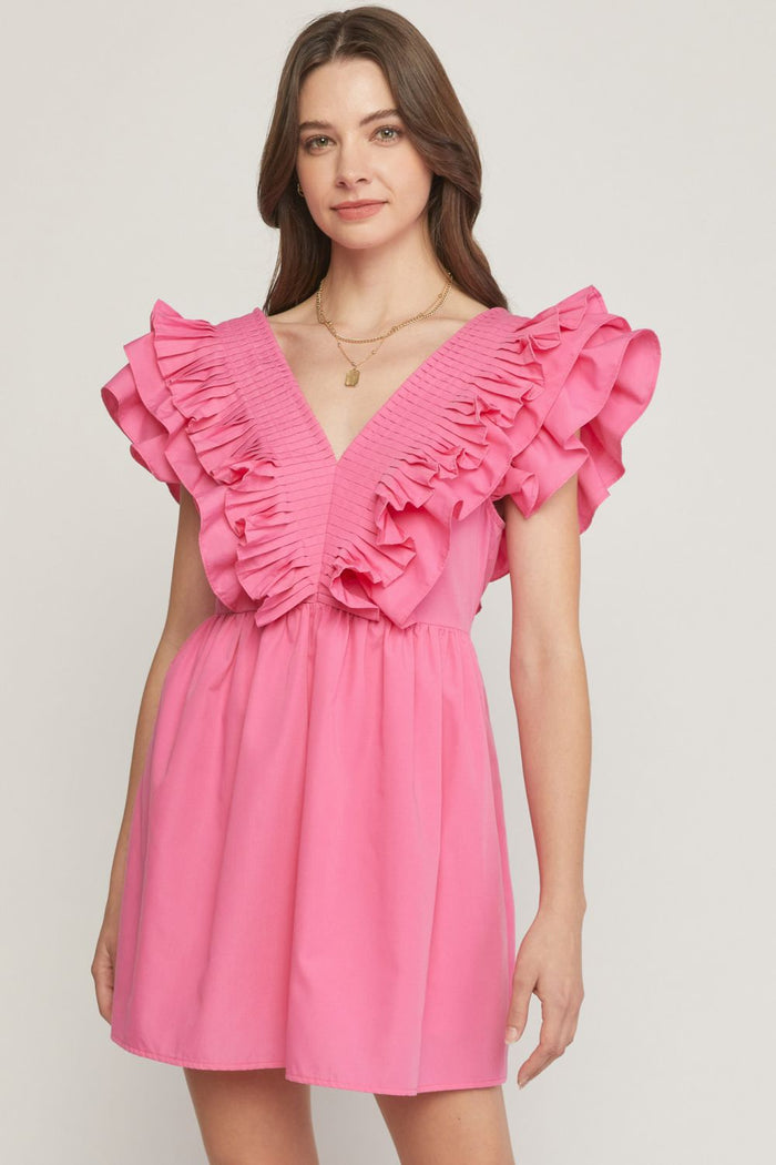 Spread Your Wings Dress - Pink