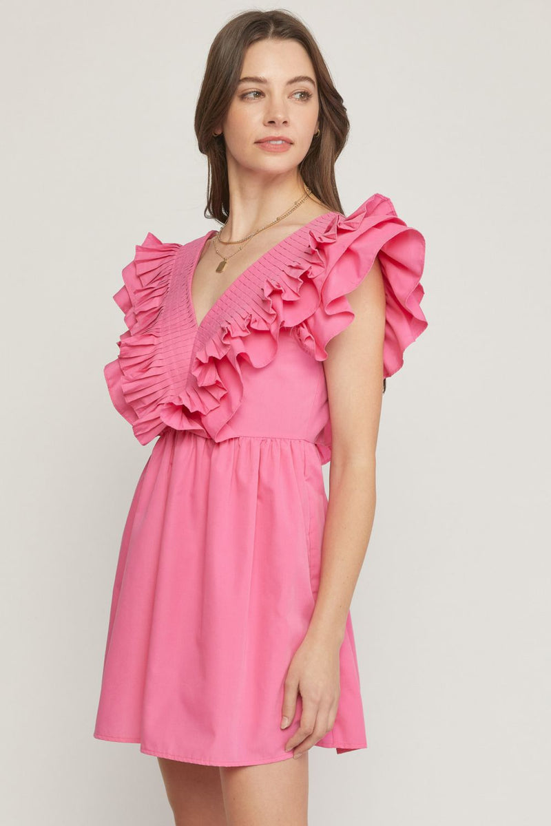 Spread Your Wings Dress - Pink