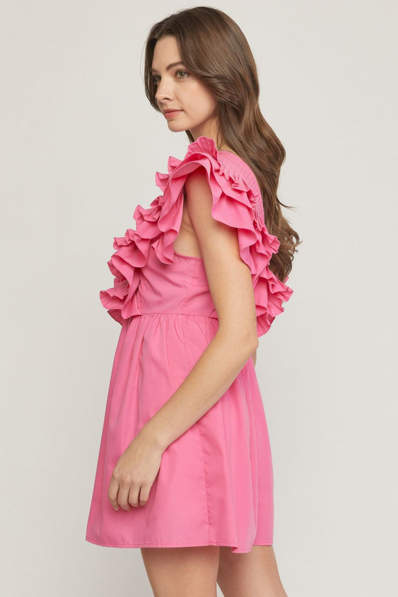 Spread Your Wings Dress - Pink