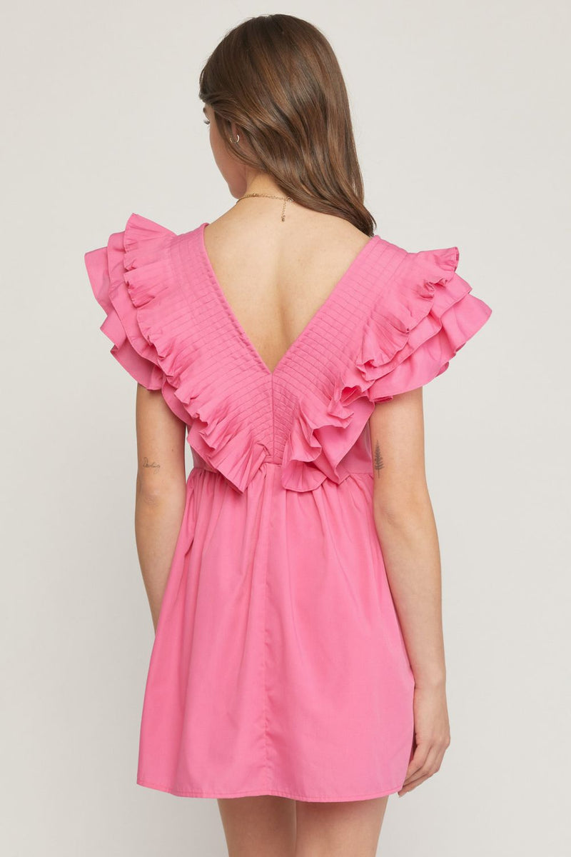 Spread Your Wings Dress - Pink