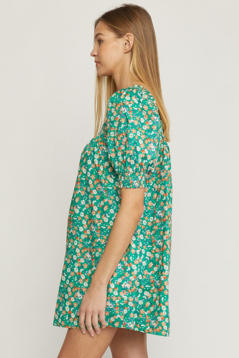 Fond Memories Dress - Green