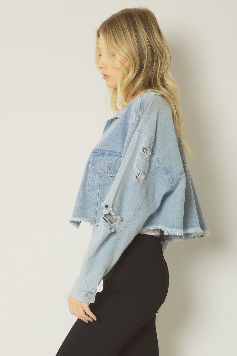 Sky's The Limit Jacket - Denim – Sage in Bloom