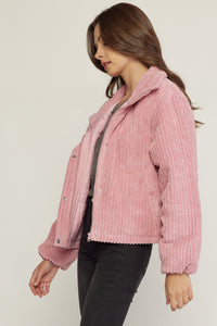 Let The Wind Blow Jacket - Pink