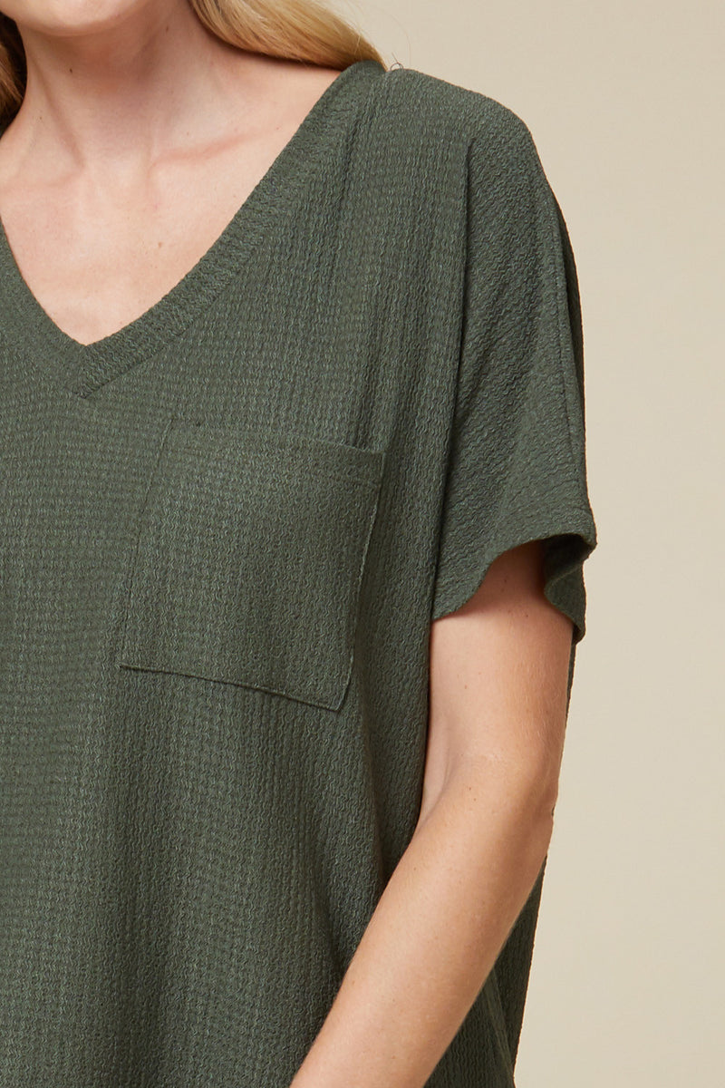 Covering The Basics Top - Olive