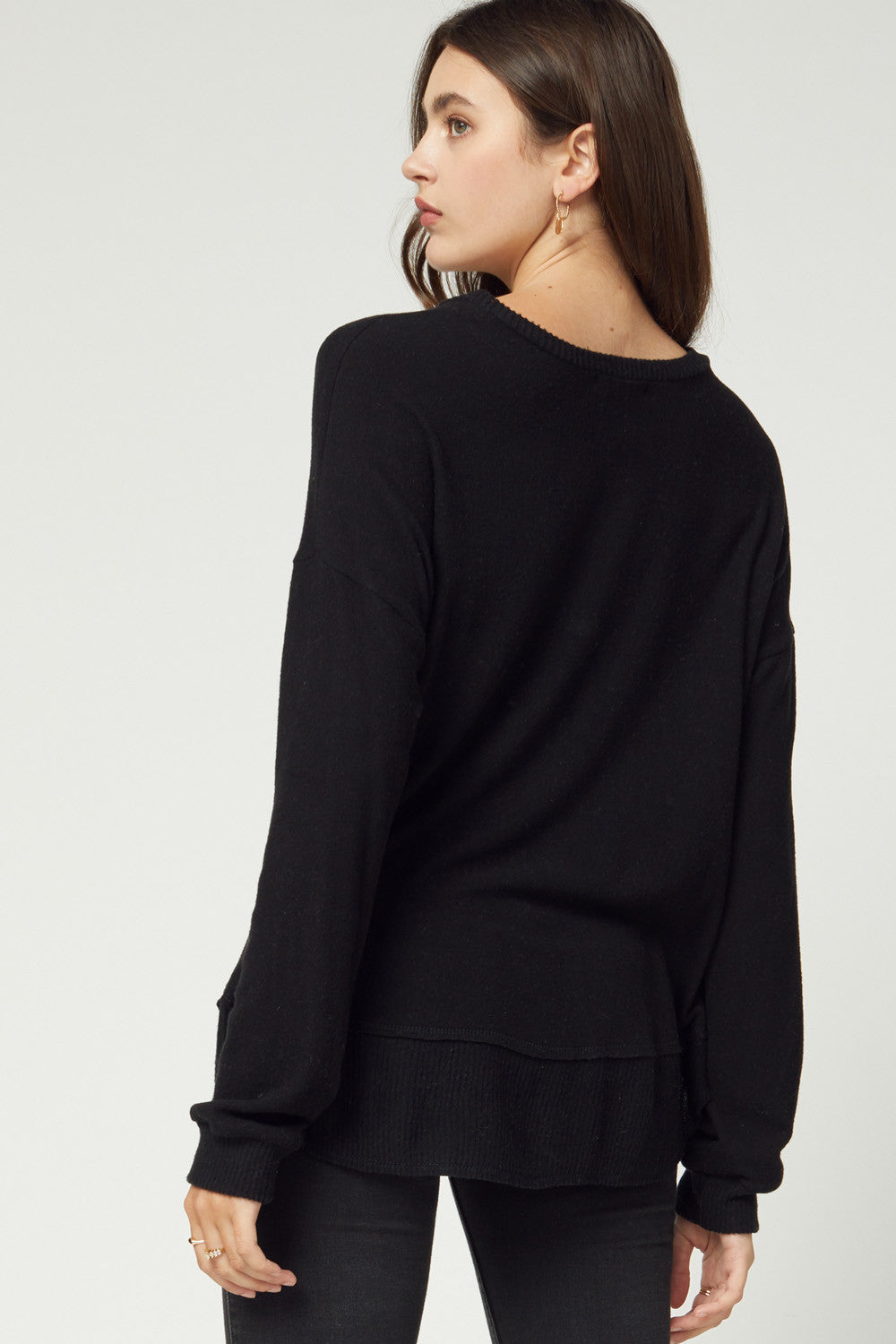 Keep It Cozy Top - Black