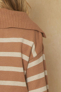Fault Line Sweater - Camel