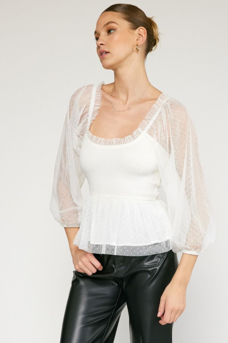 Breezy Day Top - White