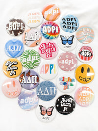 Assorted Sorority Buttons