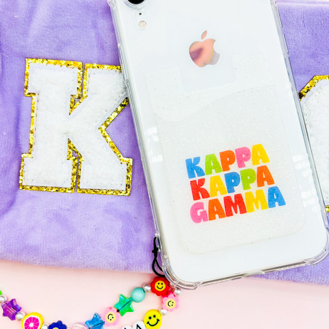 Sorority Shimmer Phone Wallet